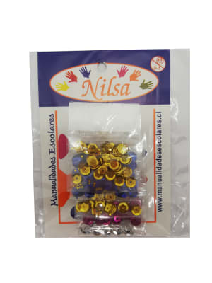 LENTEJUELA 5 COLORES NILSA