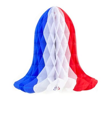 ADORNO TRICOLOR CAMPANA 25 CMS