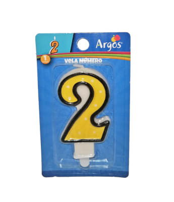 VELA DE CUMPLEAÑOS LUNARES Nº ARGOS