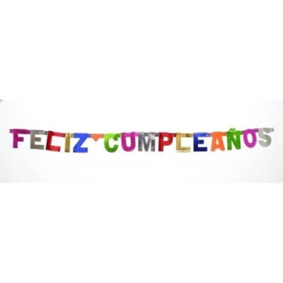 COLGANTE FELIZ CUMPLEAÑOS HOLOGRAF