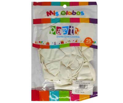 GLOBOS N9 LISO 25 UNID