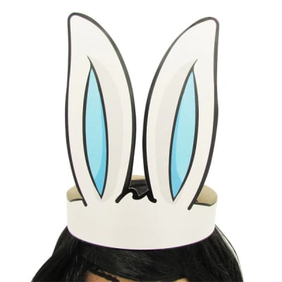 CINTILLO CARTON CONEJO NIÑO