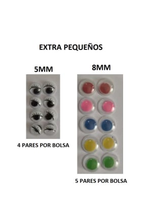 OJOS LOCOS EXTRA PEQUEÑOS