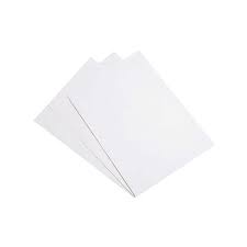 CARTÓN CONTRAPLACADO 54.5 X 78.7CM BLANCO 1.3MM