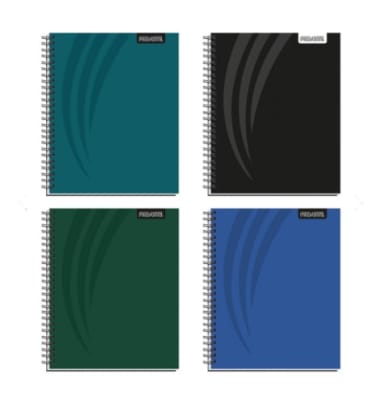 CUADERNO UNIVERSITARIO TED/ED LISOS OSCUROS