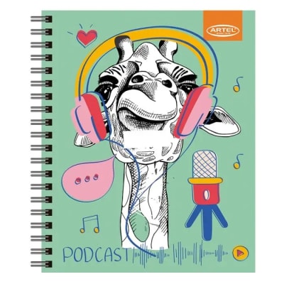 CUADERNO UNIVERSITARIO 100H 7MM ANIMALES DIVERTIDOS