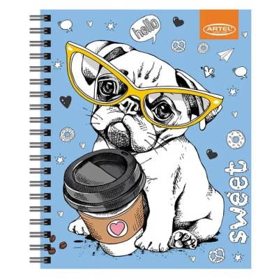CUADERNO UNIVERSITARIO 100H 7MM ANIMALES DIVERTIDOS
