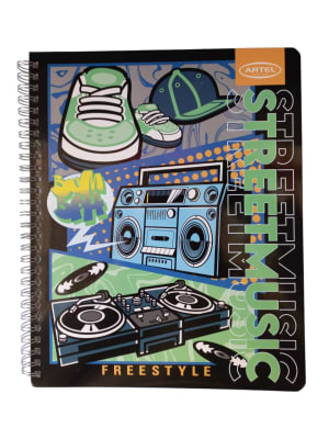 CUADERNO UNIVERSITARIO 100H 7MM FREESTYLE