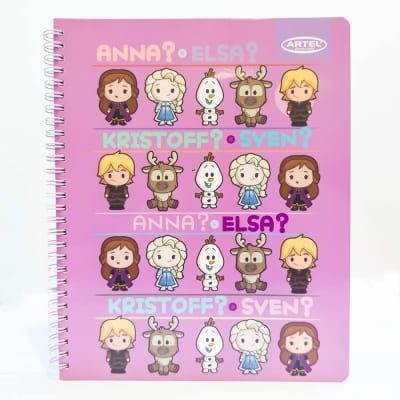 CUADERNO UNIVERSITARIO 7MM 100H FROZEN KAWAI 24