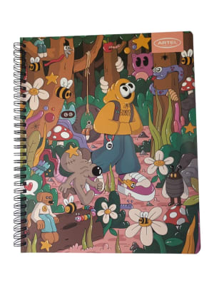 CUADERNO UNIVERSITARIO 100H 7MM ILUSTRADORES CHILENA