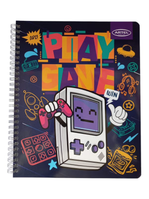 CUADERNO UNIVERSITARIO 100H 7MM GAMERS ARTEL
