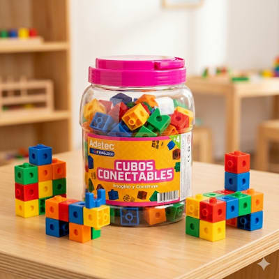 CUBOS CONECTABLES 140 PIEZAS