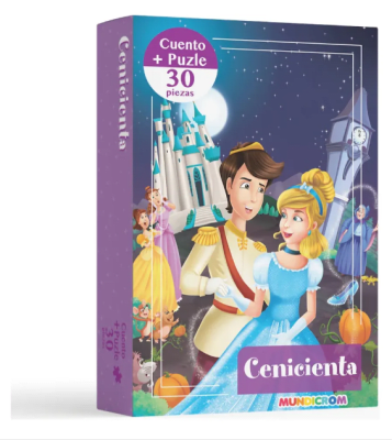 CUENTO + PUZLE 30 PIEZAS CENICIENTA