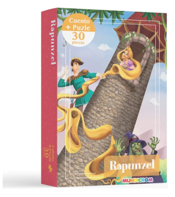 CUENTO + PUZLE 30 PZAS RAPUNZEL