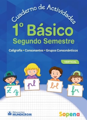 CUADERNO CALIGRAFIA VERTICAL 1° BASICO 2do SEMESTRE (SOPENA)