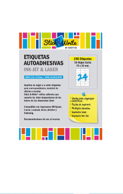ETIQUETAS ADH ADIOFICCE 10H