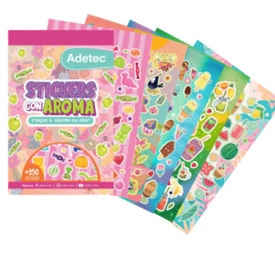 BLOCK STICKERS CON AROMA