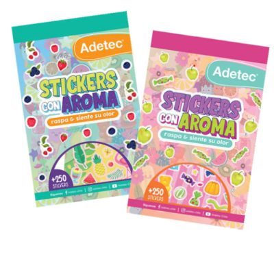 BLOCK STICKERS CON AROMA