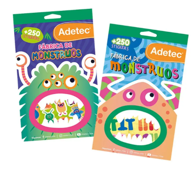 BLOCK STICKERS FÁBRICA DE MONSTRUOS