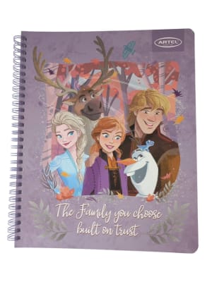 CUADERNO UNIVERSITARIO 100H 7MM FROZEN
