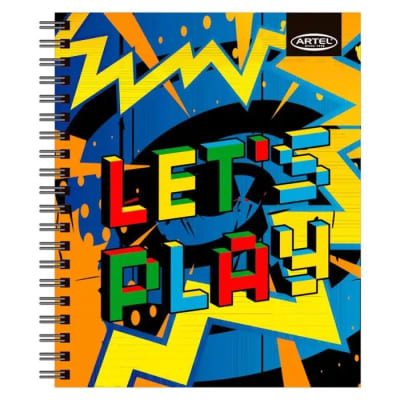 CUADERNO UNIVERSITARIO 100H 7MM GAMERS ARTEL 24