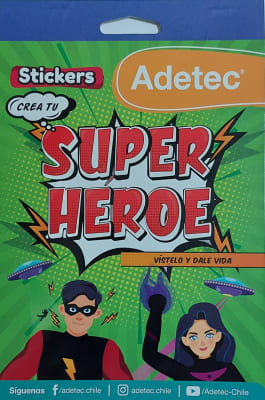 BLOCK STICKER SUPER HEROE