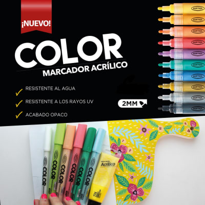 MARCADOR ACRILICO 2MM