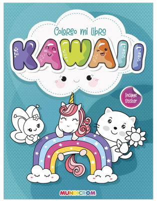 COLOREO MI LIBRO KAWAII