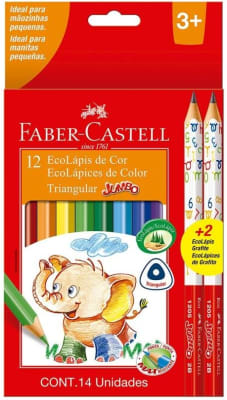 LAPICES DE COLORES JUMBO 12 UN TRIANGULAR