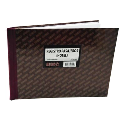 LIB REG PASAJEROS HOTEL 52/2 HJS