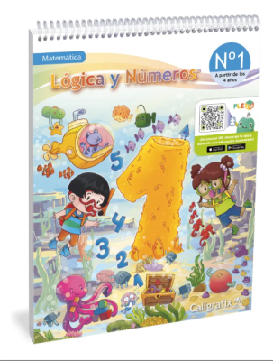 LIBRO LÓGICA Y NÚMEROS Nº1 CALIGRAFIX