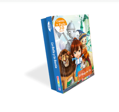CUENTO + PUZLE 30 PZAS EL MAGO DE OZ