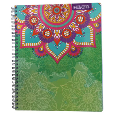 CUADERNO UNIVERSITARIO MANDALAS 100 HJS 7mm PROARTE