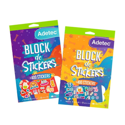 BLOCK STICKER MASCOTAS