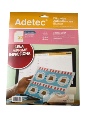 ETIQUETAS AUTOADHESIVAS N20 - 200 etiq.