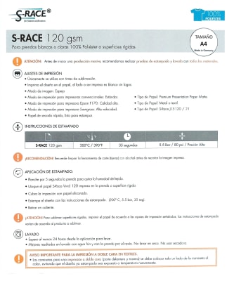 PAPEL SUBLIMACION A4 - 1UNID