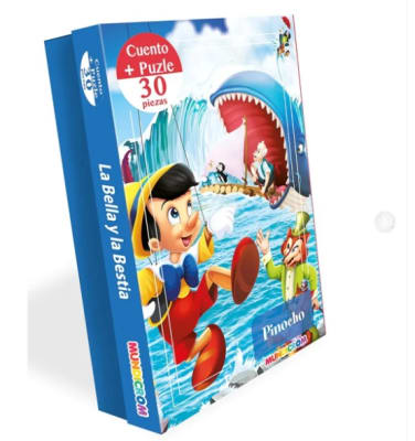 CUENTO + PUZLE 30 PZAS PINOCHO