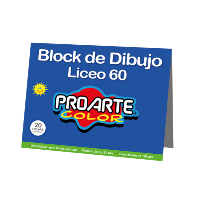 BLOCK LICEO 20 HOJAS PROARTE