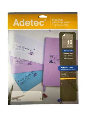 ETIQUETAS AUTOADHESIVAS Tr16 - 80 etiq.
