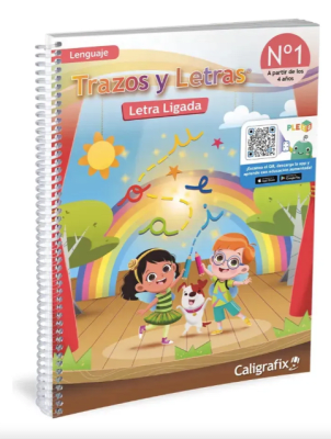 LIBRO TRAZOS Y LETRAS N°1- LETRA LIGADA