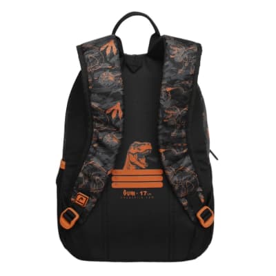 MOCHILA INFANTIL GUM CAMO DINO NARANJA HEAD