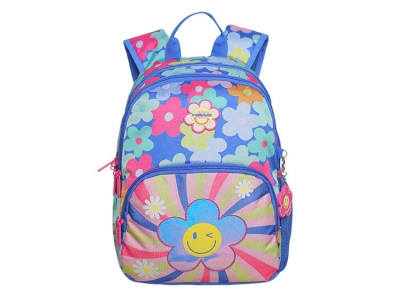 MOCHILA INFANTIL GUM SMILE FLOWER MORADO HEAD