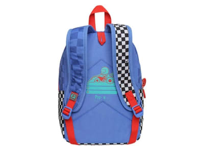 MOCHILA PRE-ESCOLAR POP CAR RACE AZUL HEAD
