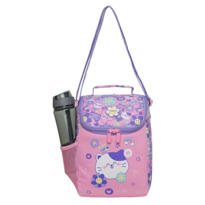 LONCHERO GREENLAND EMOTICONES ROSADOS HEAD