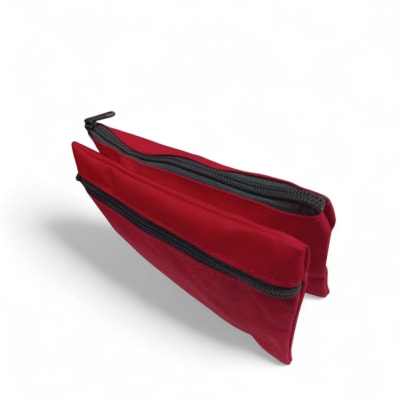 ESTUCHE LISO DOBLE ROJO