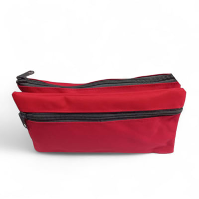 ESTUCHE LISO DOBLE ROJO