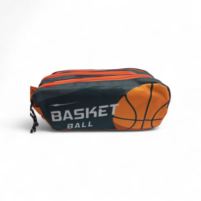 ESTUCHE NIÑO 3 BOLSILLOS BASKETBALL