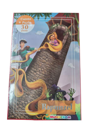 CUENTO + PUZLE 30 PZAS RAPUNZEL