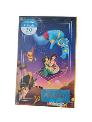 CUENTO + PUZLE 30 PZAS ALADINO