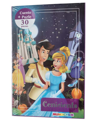 CUENTO + PUZLE 30 PIEZAS CENICIENTA
